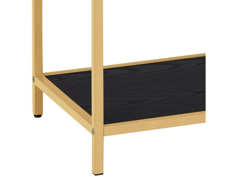 AC Design Regal Seaford 114 x 35 x 78 cm, Gold/Schwarz