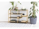 AC Design Regal Seaford 114 x 35 x 78 cm, Gold/Schwarz
