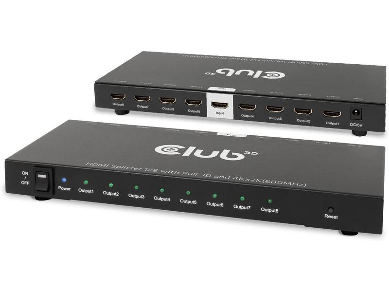 Club 3D 8-Port Signalsplitter CSV-1383