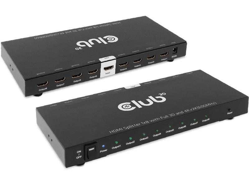 Club 3D 8-Port Signalsplitter CSV-1383