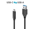 PureLink USB 3.1-Kabel A – C, 1 m, Schwarz 10Gbps
