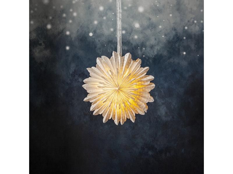 Star Trading Papierstern Cloud, 45 cm, Weiss