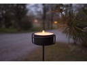 Star Trading LED Teelicht Maxi Ø 10 x 7 cm, Schwarz