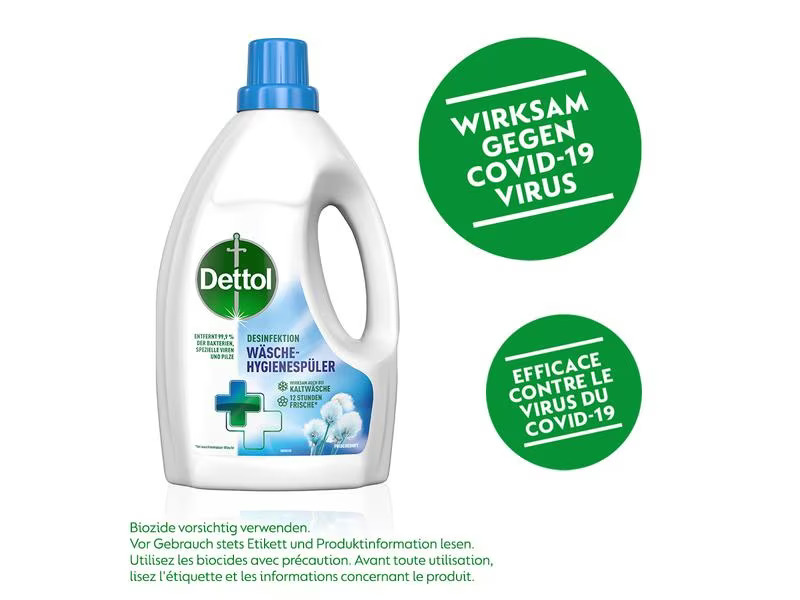 Dettol Flüssigwaschmittel Desinfektion Wäsche-Hygienespüler 1.5 l
