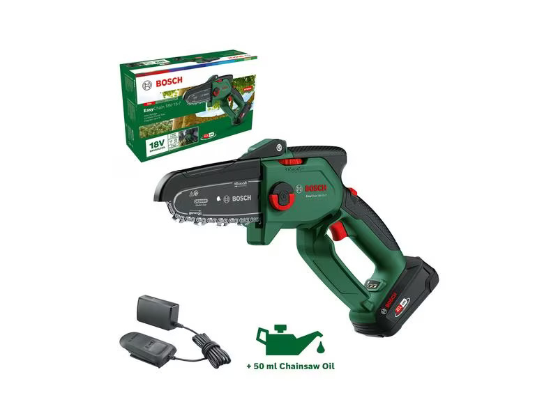 Bosch Akku-Kettensäge EasyChain 18 V-15-7, KIT
