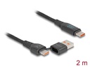 Delock USB-Ladekabel 88137 USB C - USB A/USB C 1.2 m