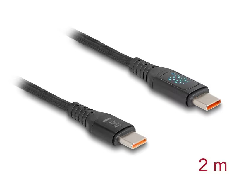 Delock USB-Ladekabel 88136 USB C - USB C 1.2 m