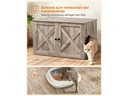 Feandrea Katzenhaus für Katzentoilette, Grau