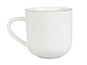 FURBER Tasse 400 ml, 6 Stück, Weiss/Gold