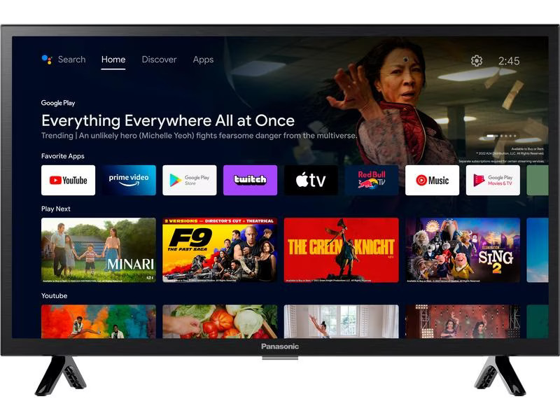 Panasonic TV TX-24MSW504 24, 1366 x 768 (WXGA), LED-LCD