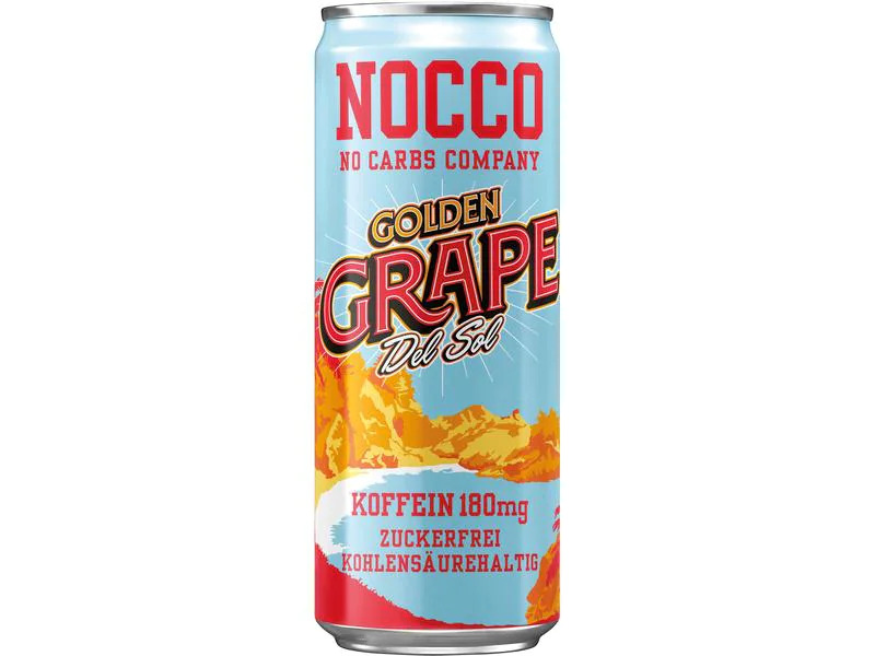 NOCCO Getränk BCAA Golden Grape Del Sol 24 x 0.33 l