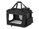 Feandrea Transportbox Haustier, 60 x 42 x 42 cm, Schwarz
