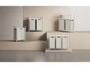 Songmics Wäschekorb  92 l, Weiss