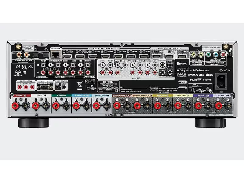 Denon AV-Receiver AVC-X4800H Silber