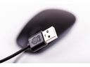 Raspberry Pi Maus Schwarz / Grau