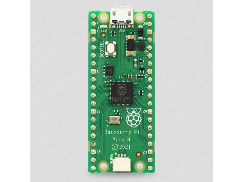 Raspberry Pi Entwicklerboard Raspberry Pi Pico-H Rev3 264 KB, RP2040