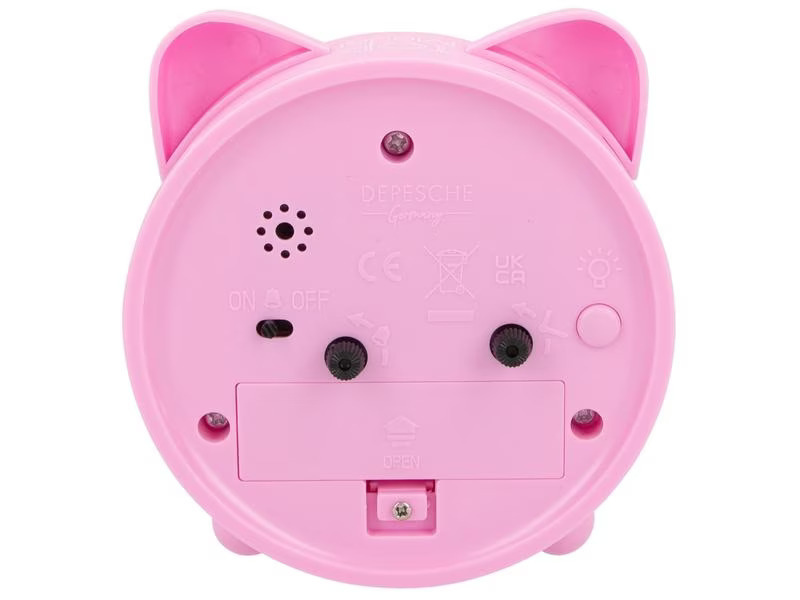 Depesche Klassischer Wecker Cosy Pink