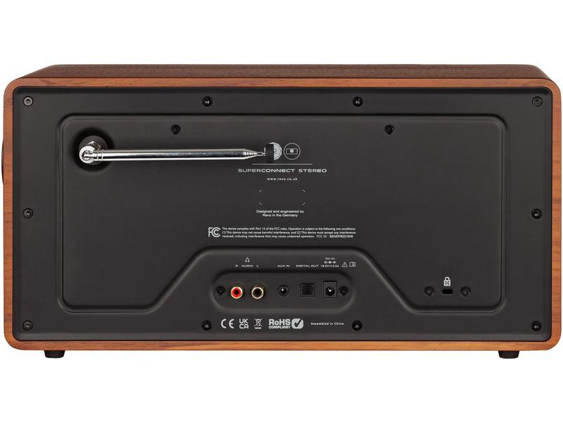 Revo DAB+ Radio Superconnect Stereo Schwarz