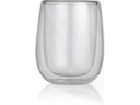 GOURMETmaxx Latte Macchiato Becher 350 ml, 2 Stück, Transparent