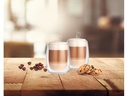 GOURMETmaxx Latte Macchiato Becher 350 ml, 2 Stück, Transparent