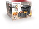 GOURMETmaxx Heissluft-Fritteuse 6 kg, Schwarz