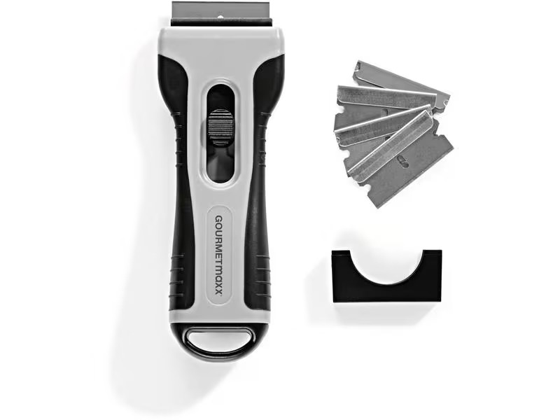GOURMETmaxx Glaskeramikschaber 4 Ersatzklingen