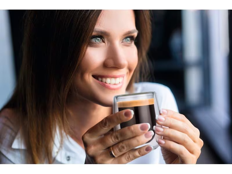 GOURMETmaxx Espresso Becher 80 ml, 4 Stück, Transparent