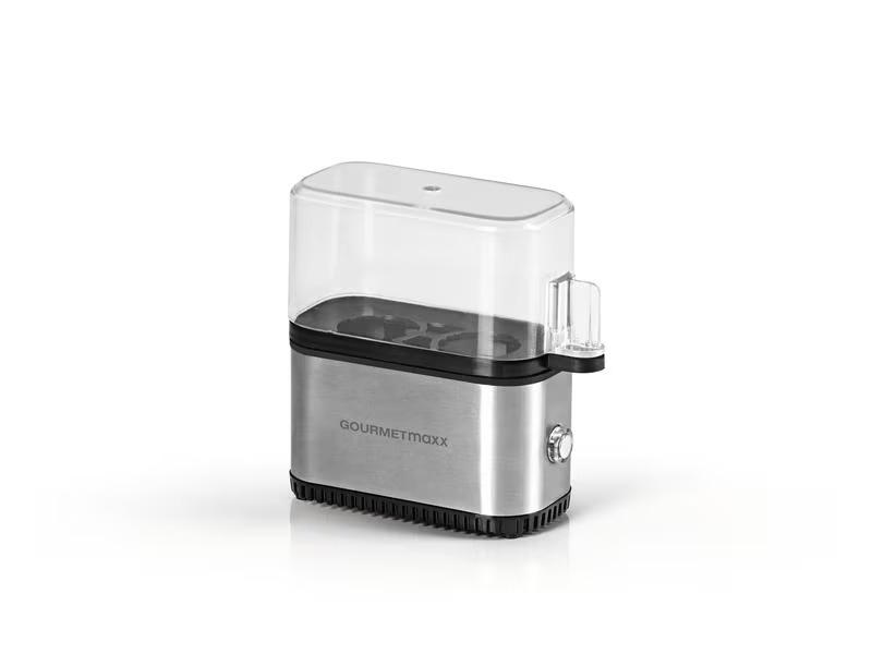 GOURMETmaxx Eierkocher Kompakt 2.0 Silber, 2 Eier