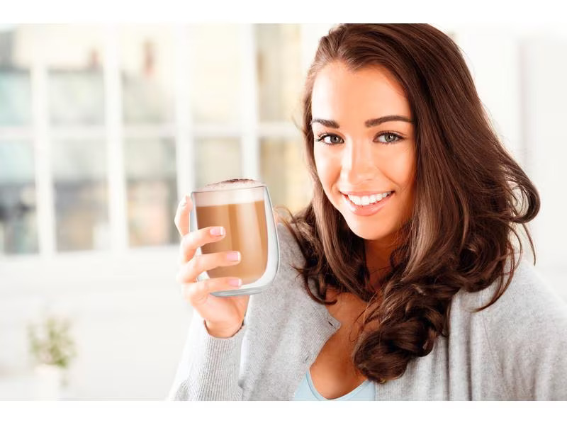 GOURMETmaxx Cappuccino Becher 250 ml, 2 Stück, Transparent