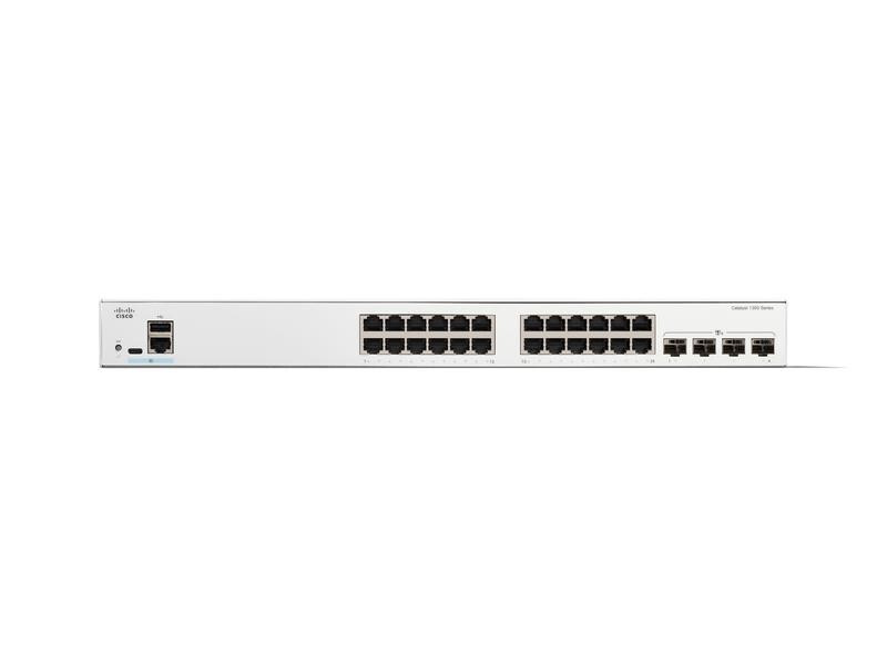 Cisco PoE+ Switch Catalyst C1300-24FP-4X 28 Port