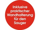 CLEANmaxx Akku-Hand- und Stielsauger Blau/Silber