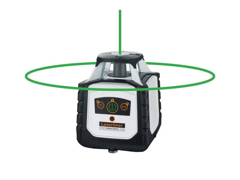 Laserliner Rotationslaser Cubus Green 210S Set 150 cm 10 m