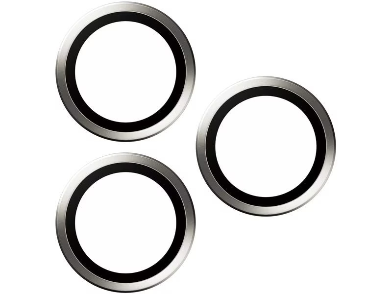 Panzerglass Lens Protector Rings HOOPS iPhone 15 Pro / 15 Pro Max Silber
