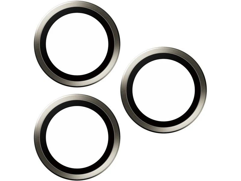 Panzerglass Lens Protector Rings HOOPS iPhone 15 Pro / 15 Pro Max Grau