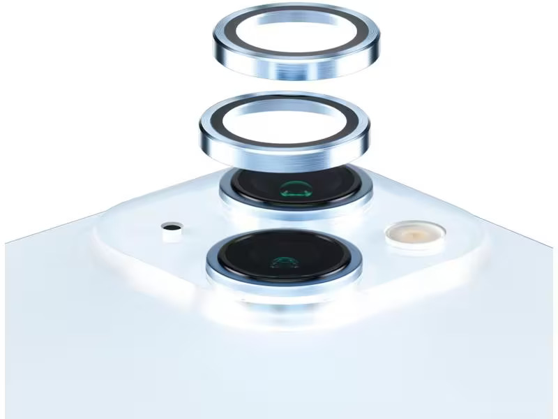 Panzerglass Lens Protector Rings HOOPS iPhone 15 / 15 Plus Blau