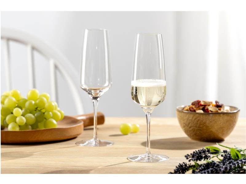 Leonardo Sektglas Cesti 240 ml, 6 Stück, Grau/Transparent