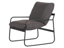 Schou Loungeset Theodor Deluxe, Set 4-teilig, Schwarz/Grau