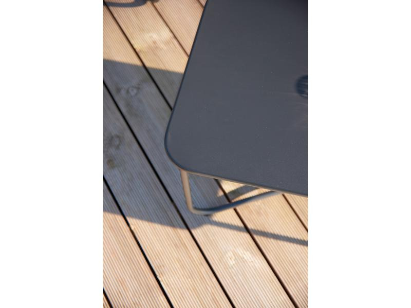 Schou Loungeset Theodor Deluxe, Set 4-teilig, Schwarz/Grau