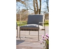 Schou Loungeset Theodor Deluxe, Set 4-teilig, Schwarz/Grau