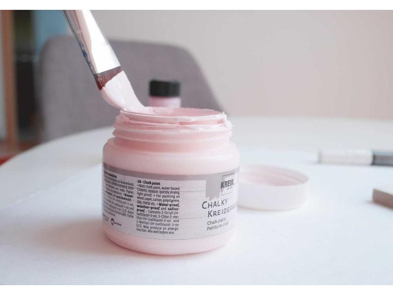 Kreul Kreidefarbe Kreul Chalky Mademoiselle Rosé, 150 ml