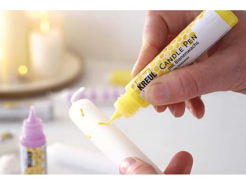 Kreul Kerzenmalfarbe Starter 4 Stück, je 29 ml