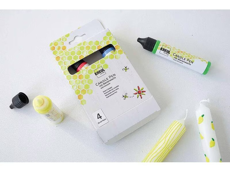 Kreul Kerzenmalfarbe Starter 4 Stück, je 29 ml