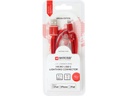 SKROSS USB 2.0-Metallkabel Charge'n Sync 2in1 Red Steel Line 1 m
