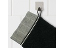 Möve Waschhandschuh Brooklyn 15 x 20 cm, Schwarz