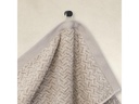 Möve Handtuch Brooklyn 50 x 100 cm, Beige/Weiss