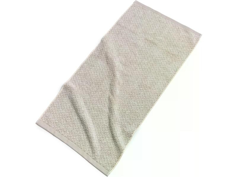 Möve Handtuch Brooklyn 50 x 100 cm, Beige/Weiss