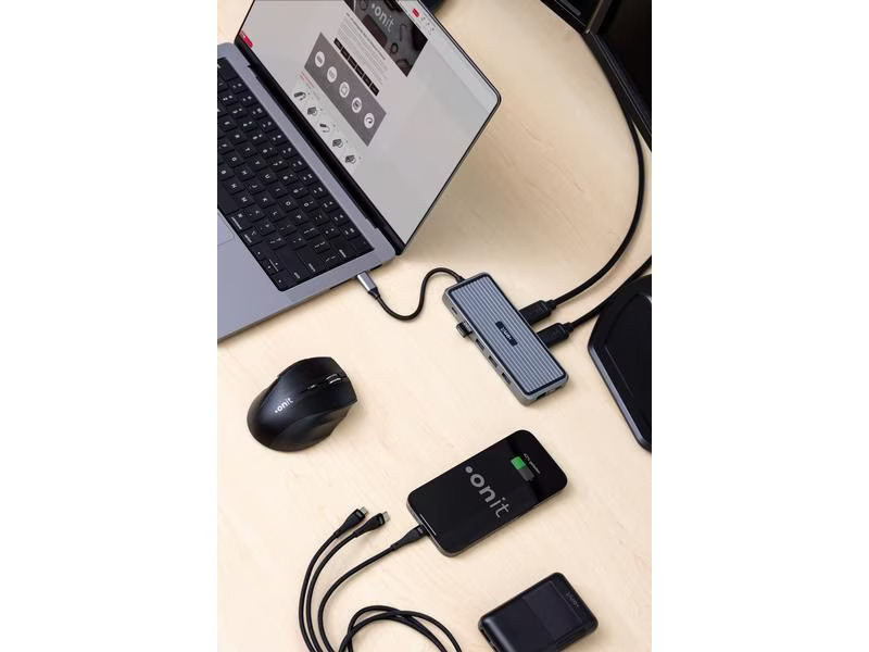 onit USB 2.0-Kabel USB A/USB C - Lightning/Micro-USB B/USB C