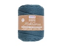 Glorex Wolle Makramee Rope gedreht 85 m x 5 mm, 500g, Türkis