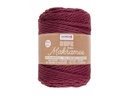 Glorex Wolle Makramee Rope gedreht 85 m x 5 mm, 500g, Bordeaux