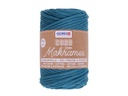 Glorex Wolle Makramee Cord gewebt 70 m x 3 mm, 250g, Türkis